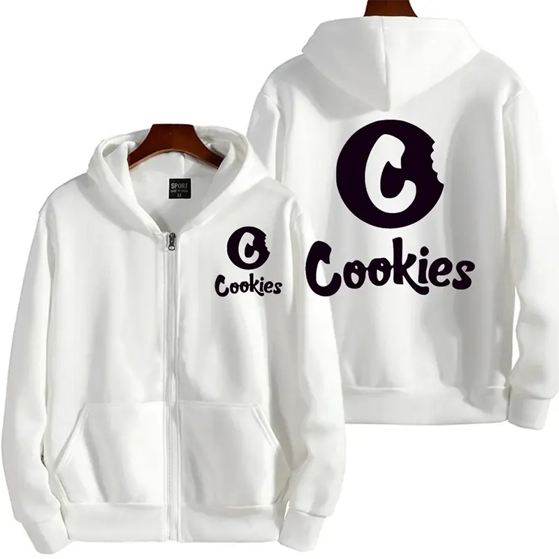 Y2K Zipper Hoodie Hip Hop Letter Print Oversized Hooded Sweatshirt Men Women 2023 New Harajuku Punk Jacket Coat Tops Streetwear