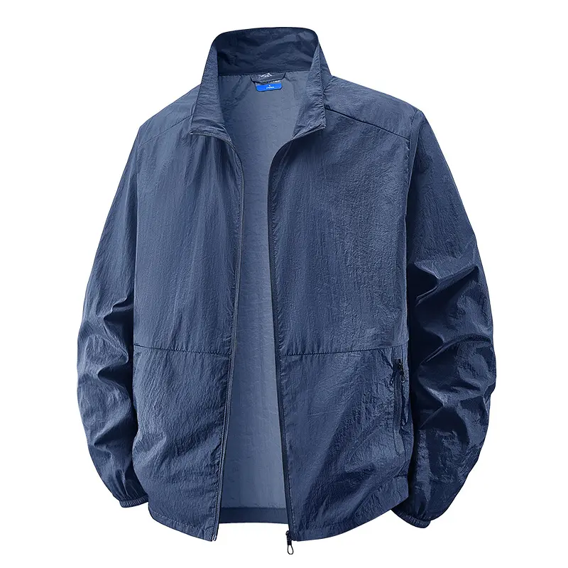 Summer Jackets 6XL 7XL 8XL Men's Windbreaker Coats Sports Clothes With Sun Protection Ultra Thin Fishing Clothes For Men