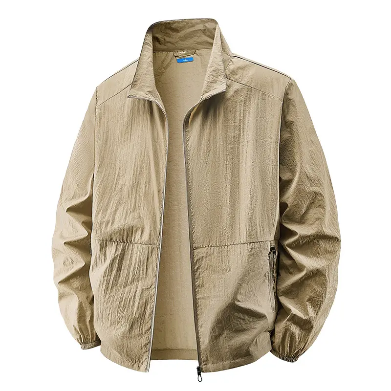 Summer Jackets 6XL 7XL 8XL Men's Windbreaker Coats Sports Clothes With Sun Protection Ultra Thin Fishing Clothes For Men