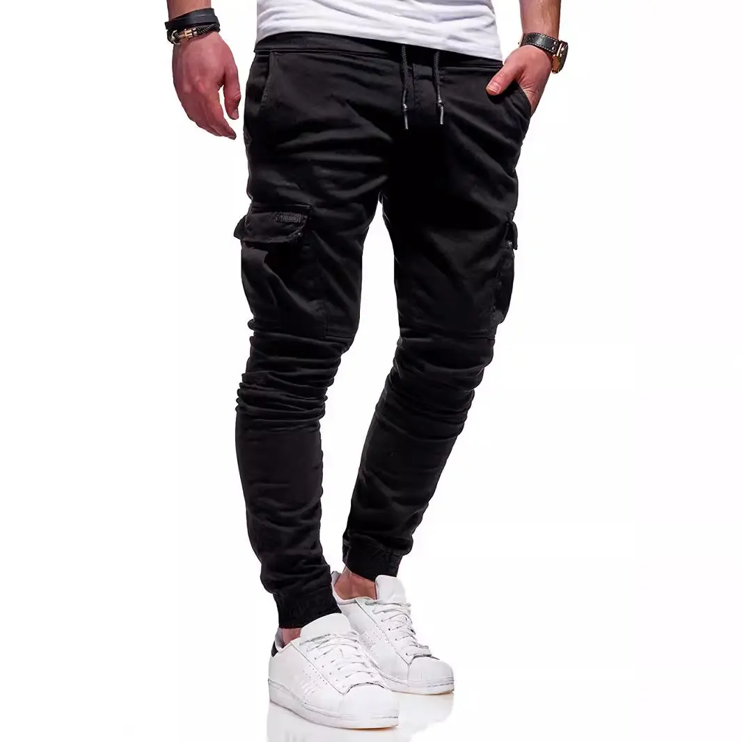 Outdoor New Sports Elastic Pants for Men Quick Drying Windproof Pants for Men Casual Loose Jogging Pants for Men