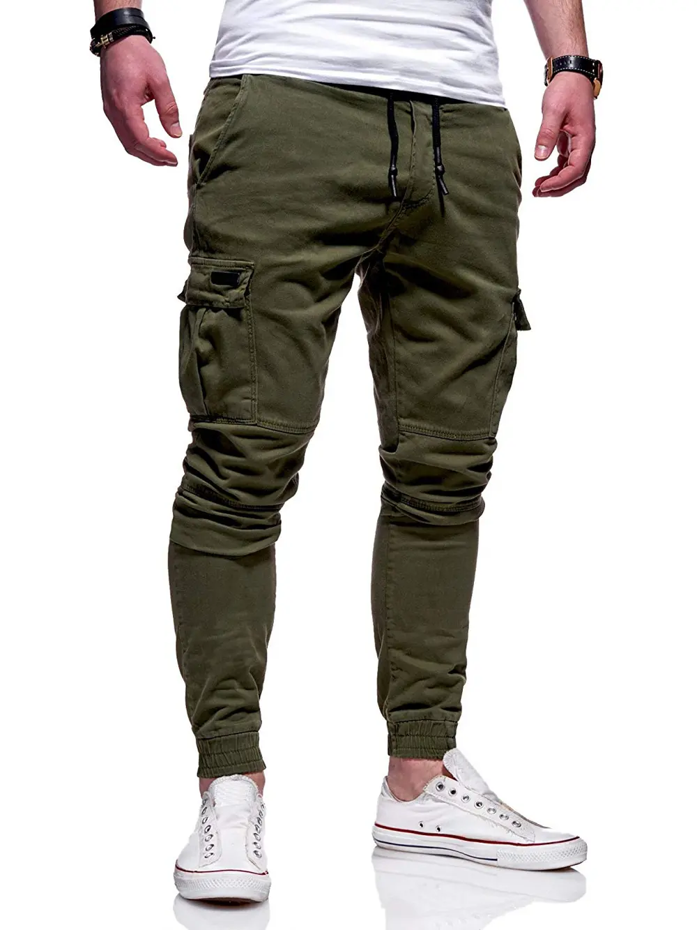 Outdoor New Sports Elastic Pants for Men Quick Drying Windproof Pants for Men Casual Loose Jogging Pants for Men