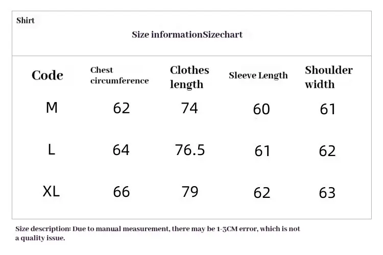 Fashionable New Retro Long Sleeved Shirt for Both Men and Women, Trendy Casual Collar, Loose and Versatile Men's Shirt