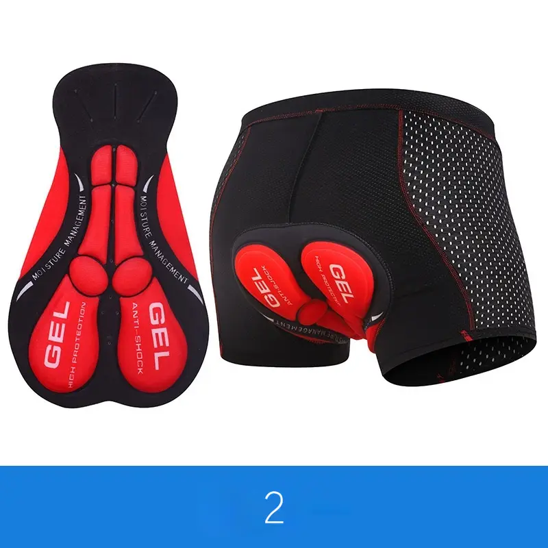 New Men's Cycling Shorts with Thick Silicone Bottom for Quick Drying Suitable for All Seasons Sports Cycling Equipment Shorts