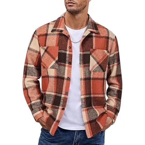 American Style New Spring and Autumn Linen Shirt for Men Retro Casual Long Sleeved Men's Fashionable Versatile Top