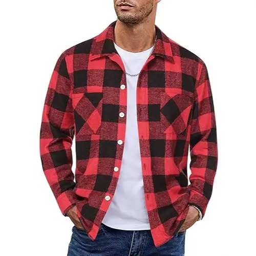 American Style New Spring and Autumn Linen Shirt for Men Retro Casual Long Sleeved Men's Fashionable Versatile Top