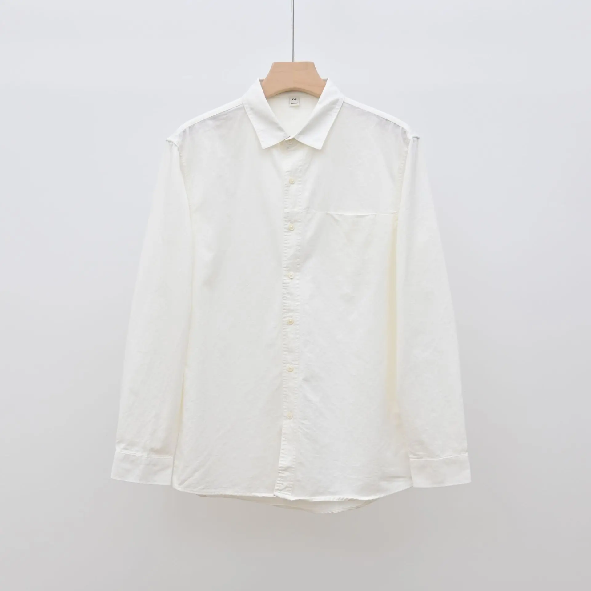New Spring and Autumn Simple Youth Style Long Sleeve Unisex Casual Top Men's Cotton Quick Drying Shirt