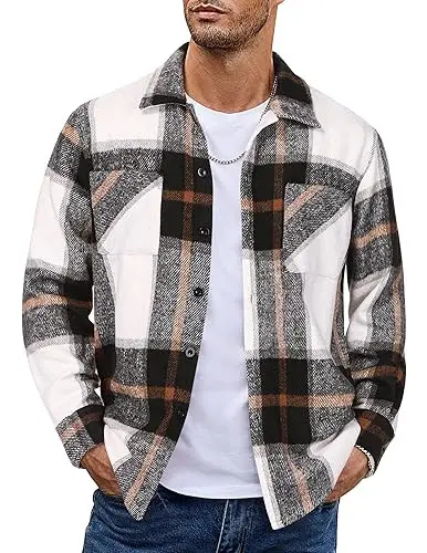 American Style New Spring and Autumn Linen Shirt for Men Retro Casual Long Sleeved Men's Fashionable Versatile Top