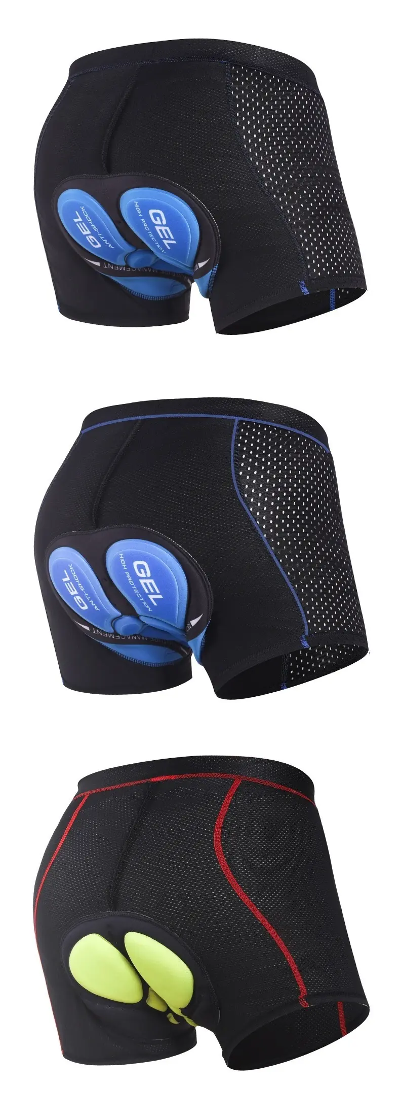 New Men's Cycling Shorts with Thick Silicone Bottom for Quick Drying Suitable for All Seasons Sports Cycling Equipment Shorts