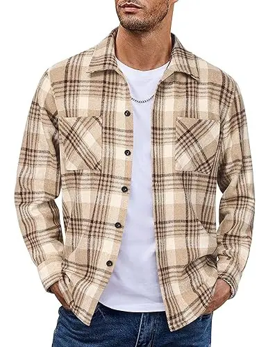 American Style New Spring and Autumn Linen Shirt for Men Retro Casual Long Sleeved Men's Fashionable Versatile Top
