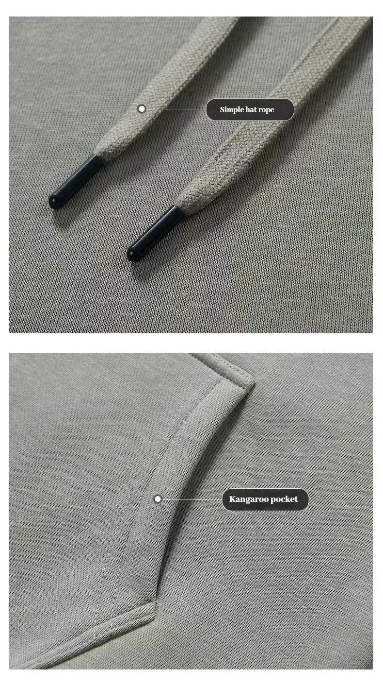 2024 Autumn/Winter New Men's Hoodie with Velvet Warmth, Men's and Women's Same Style Hoodie, Men's Top