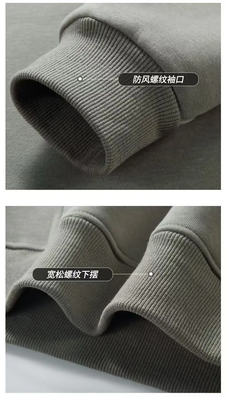2024 Autumn/Winter New Men's Hoodie with Velvet Warmth, Men's and Women's Same Style Hoodie, Men's Top