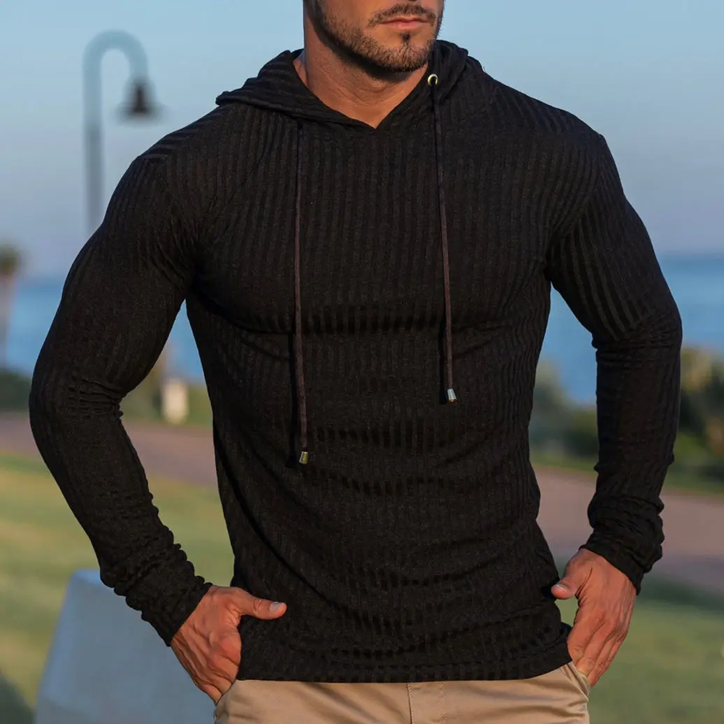 Spring and Autumn Hot Selling American Outdoor Fitness Hoodie Men's Fashion Warm and Casual Versatile Sweatshirt