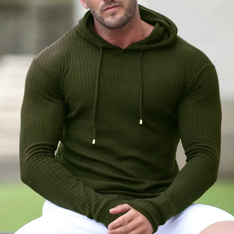 Spring and Autumn Hot Selling American Outdoor Fitness Hoodie Men's Fashion Warm and Casual Versatile Sweatshirt