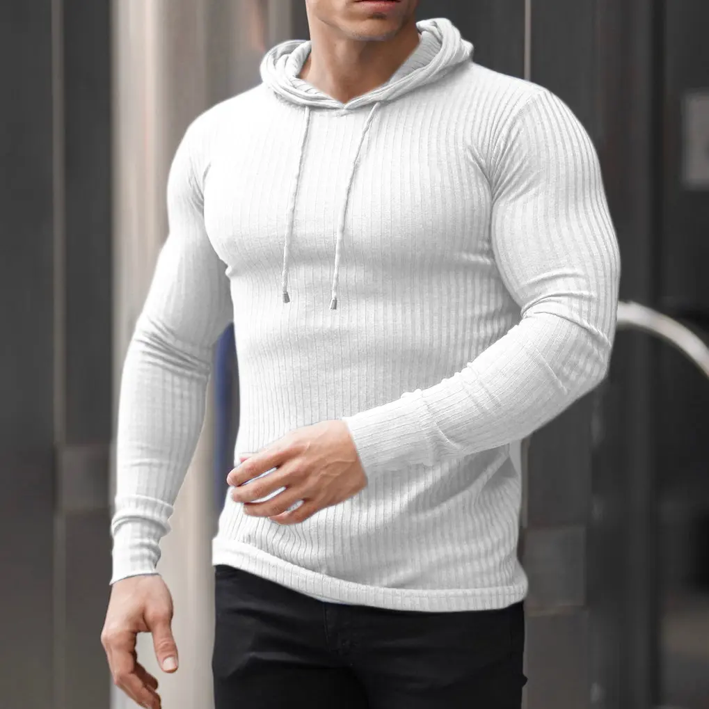 Spring and Autumn Hot Selling American Outdoor Fitness Hoodie Men's Fashion Warm and Casual Versatile Sweatshirt