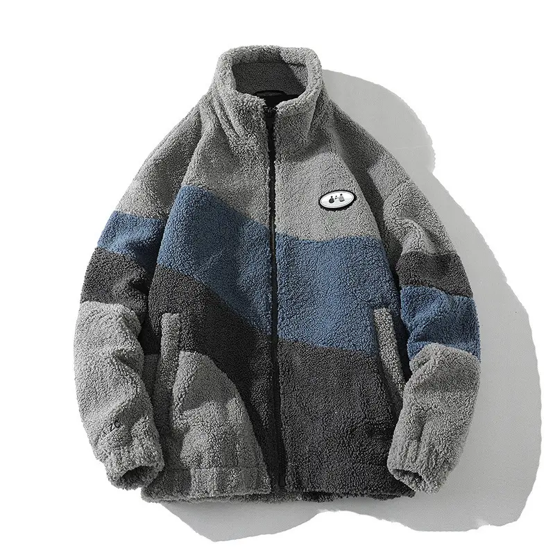 2024 Autumn/Winter New Men's Fashion Windproof Warm Jacket Loose Casual Zipper Men's Coat Men's Casual Top