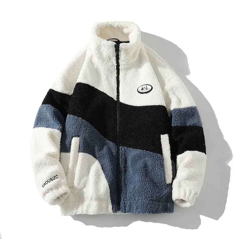 2024 Autumn/Winter New Men's Fashion Windproof Warm Jacket Loose Casual Zipper Men's Coat Men's Casual Top