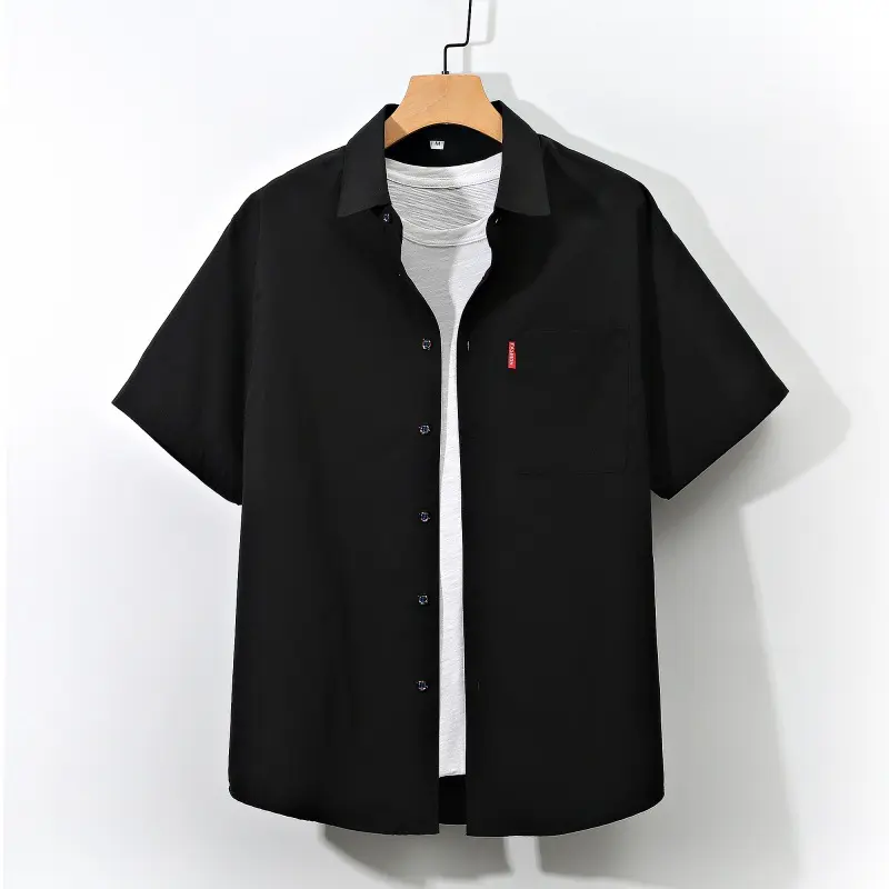 Men's Casual Shirt Lightweight Windbreaker Streetwear Outdoor Coat Waterproof Spring Autumn Male Fashion