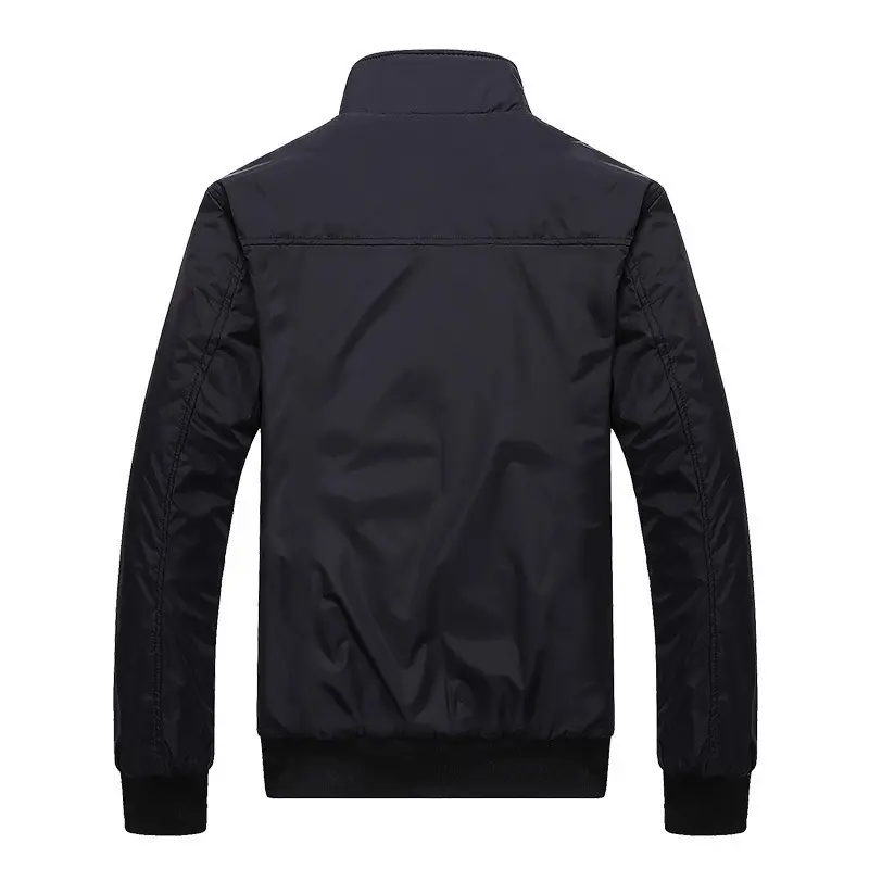 Spring and Autumn Men's Lightweight Jacket Bomber Jacket Daily Wear Vacation Outdoor Casual Zipper Comfortable Zipper Coat