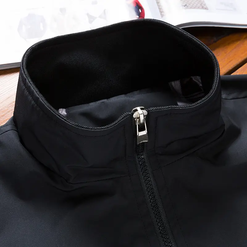 Spring and Autumn Men's Lightweight Jacket Bomber Jacket Daily Wear Vacation Outdoor Casual Zipper Comfortable Zipper Coat