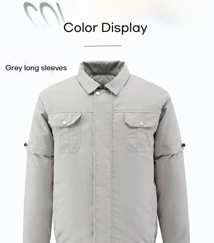 Sleeveless Men's Summer Outdoor Sun Protection Work Clothes Men's Fan Equipped Intelligent Cooling Air Conditioning Clothes