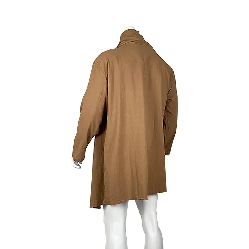 Spring and Autumn Men's Windbreakers Cloaks Casual and Lightweight Casual Streetwear Fashionable Irregular Hem Coats