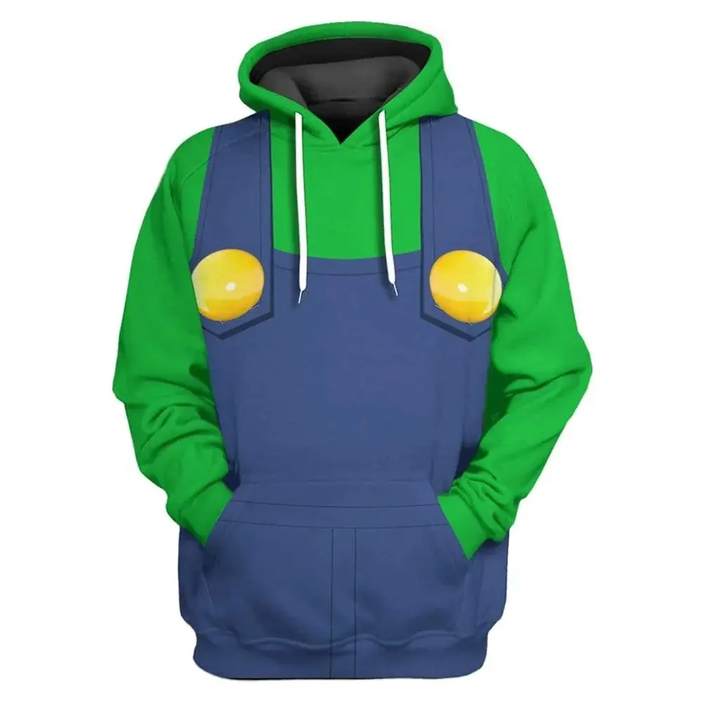 3D digital printing personalized autumn and winter hoodie role-playing hooded men's hoodie men's casual funny pullover hooded