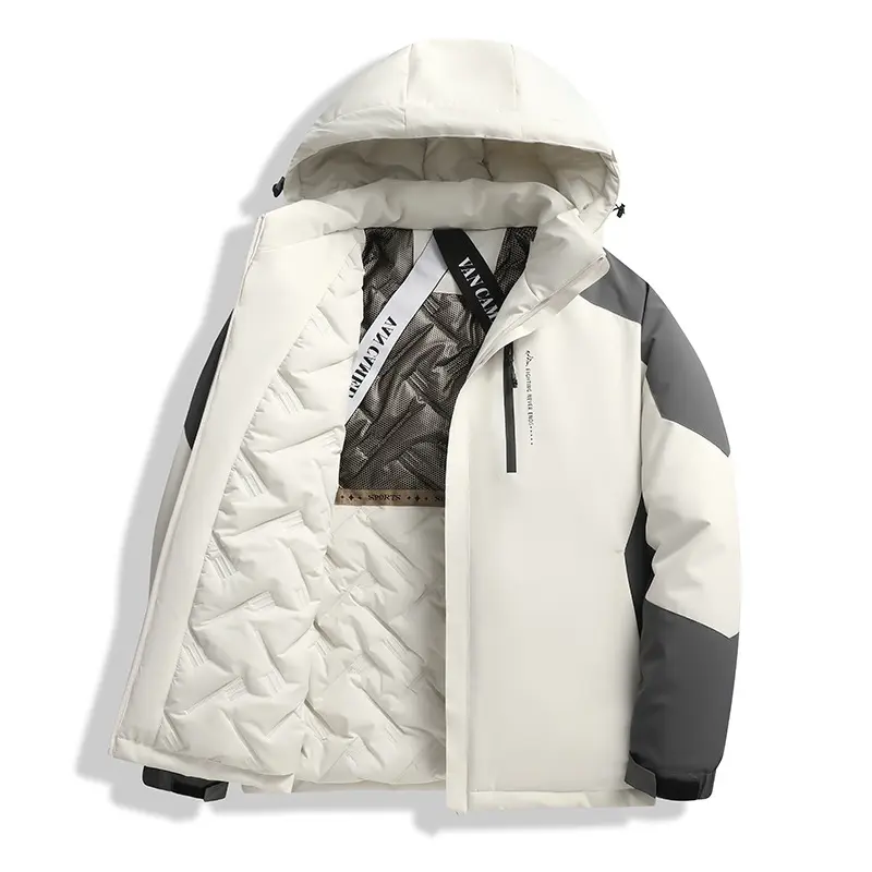 New Autumn Winter Outdoor Cotton Jacket for Both Men and Women Cold Resistant and Warm Jacket Men's Casual Jacket