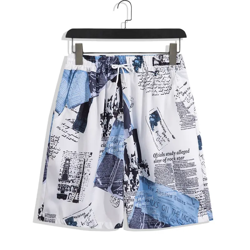 Men's Quick Drying Breathable Comfortable Hawaiian Suit Casual Flower Shirt Beach Shorts Two-piece Set Couple Vacation Style