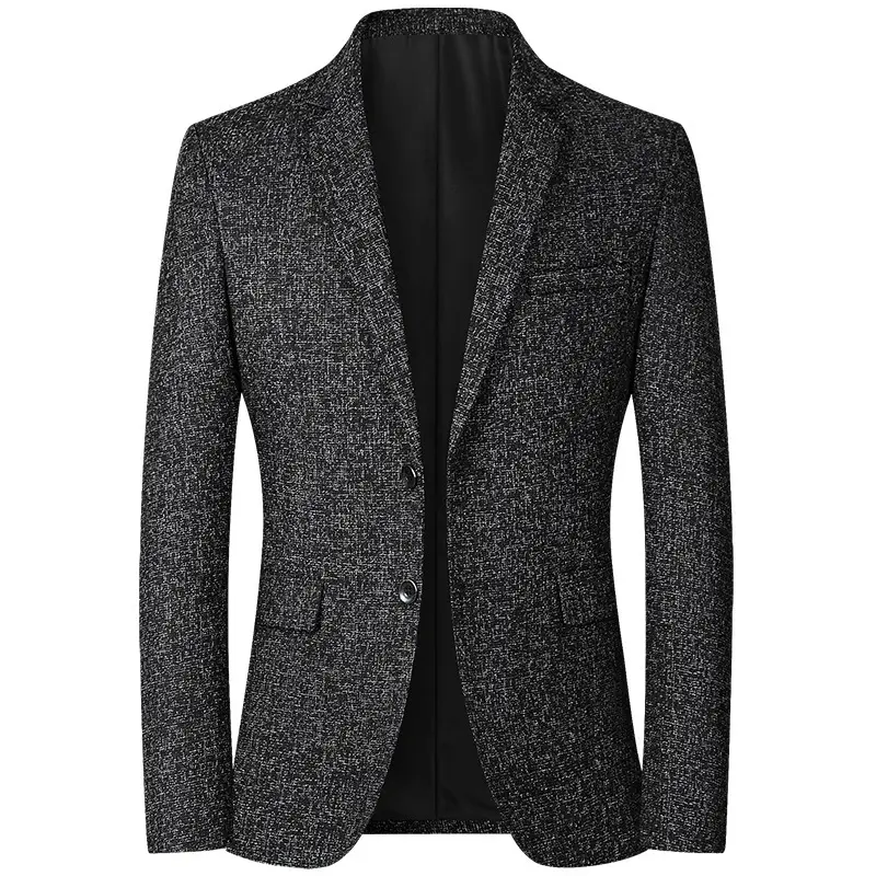 New Men's Casual Suit Jacket Lightweight and Iron Free Dad Style Business Men's Single Suit Jacket Breathable Wrinkle Resistant