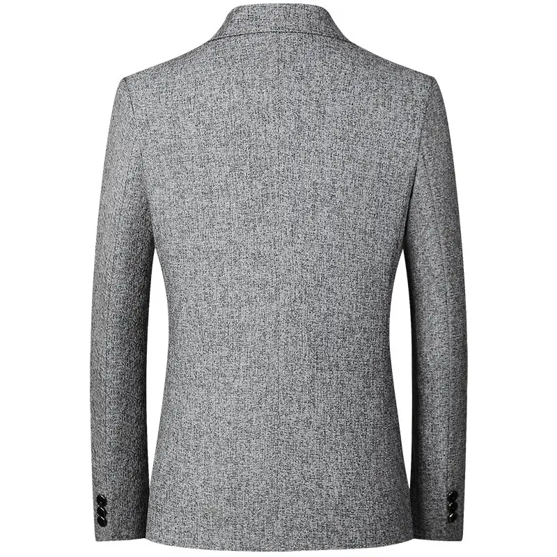 New Men's Casual Suit Jacket Lightweight and Iron Free Dad Style Business Men's Single Suit Jacket Breathable Wrinkle Resistant