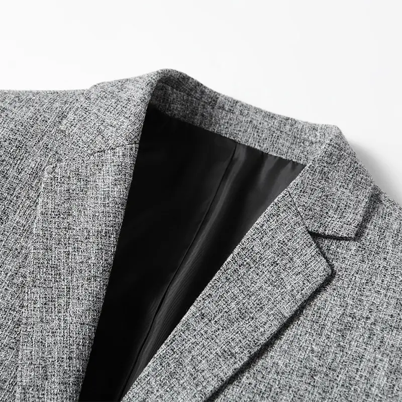 New Men's Casual Suit Jacket Lightweight and Iron Free Dad Style Business Men's Single Suit Jacket Breathable Wrinkle Resistant