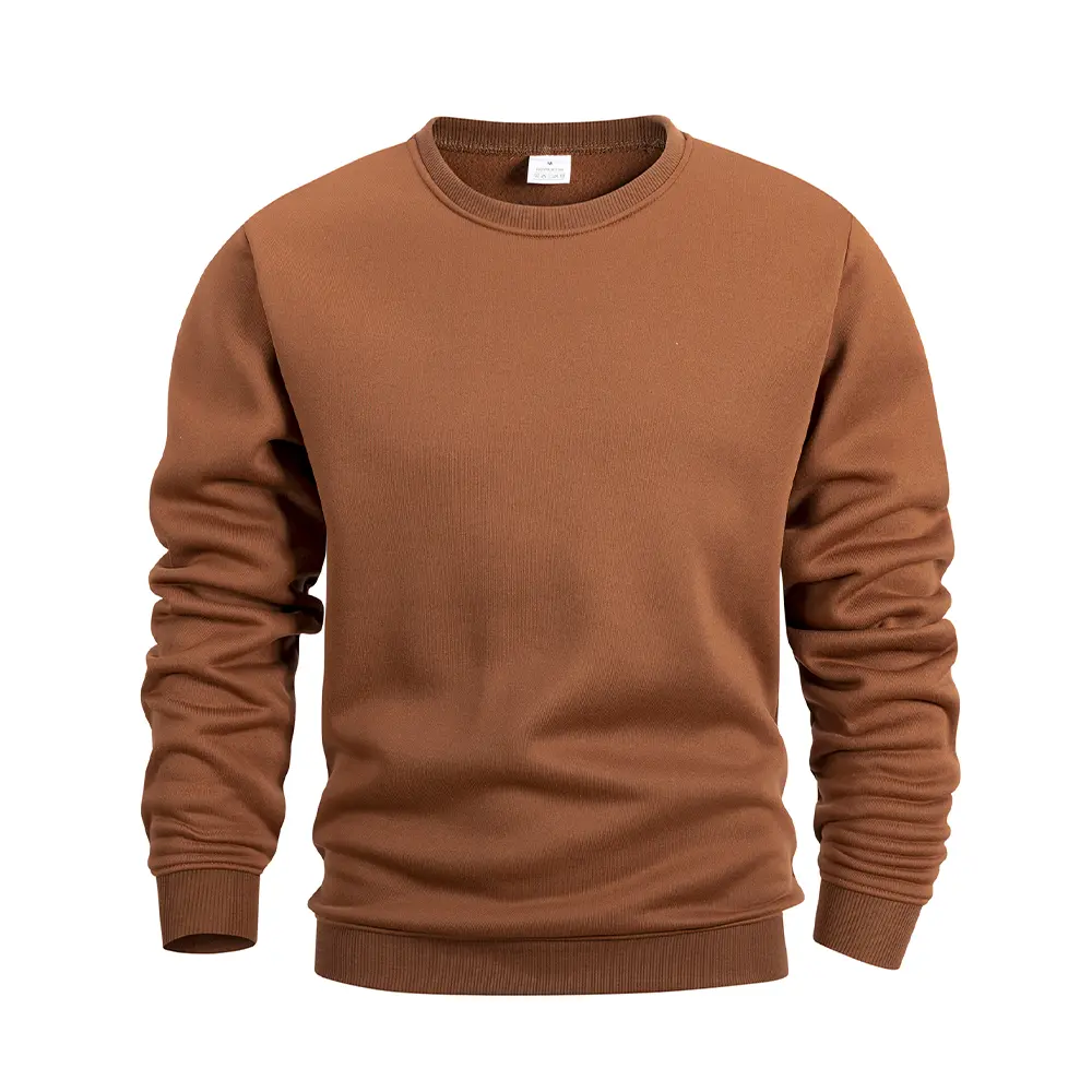 Mens Basic Hoodies Crew Neck Sweatshirts Men Fashion Casual Sport Round Neck Pullover Streetwear Solid Hoodie
