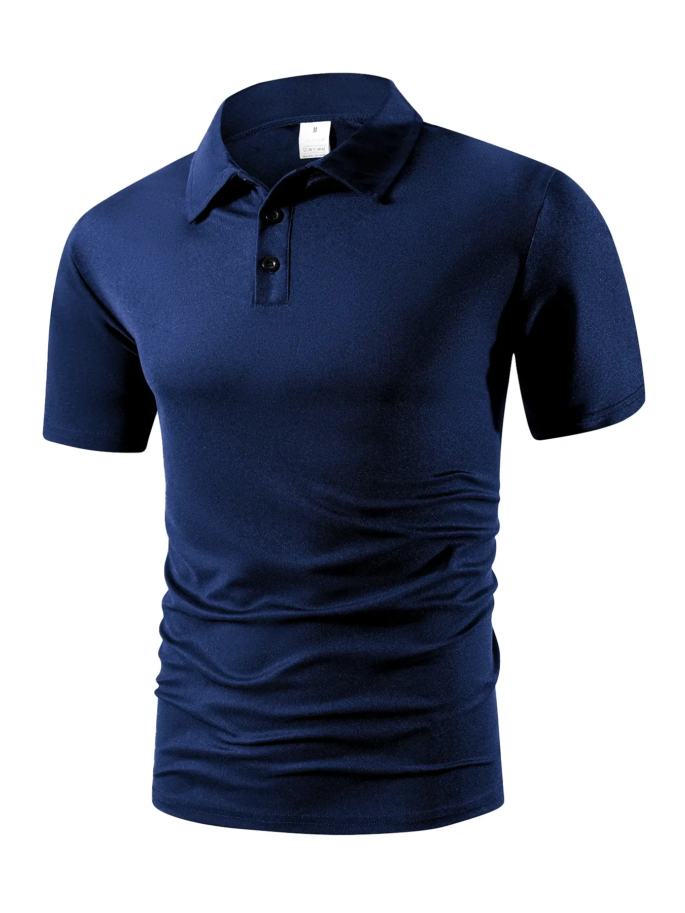 Summer Men's Short Sleeve Polo Shirt Solid Color Button Tshirts Lightweight Lapel Streetwear Men Breathable Basic Polo Shirt