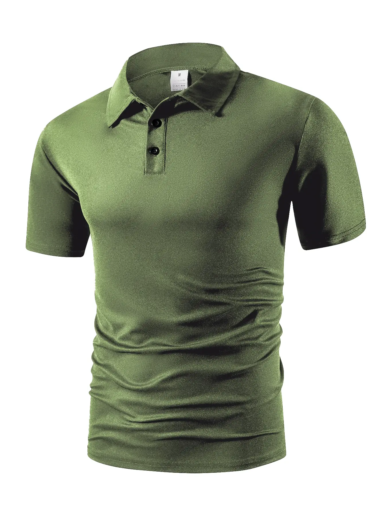 Summer Men's Short Sleeve Polo Shirt Solid Color Button Tshirts Lightweight Lapel Streetwear Men Breathable Basic Polo Shirt