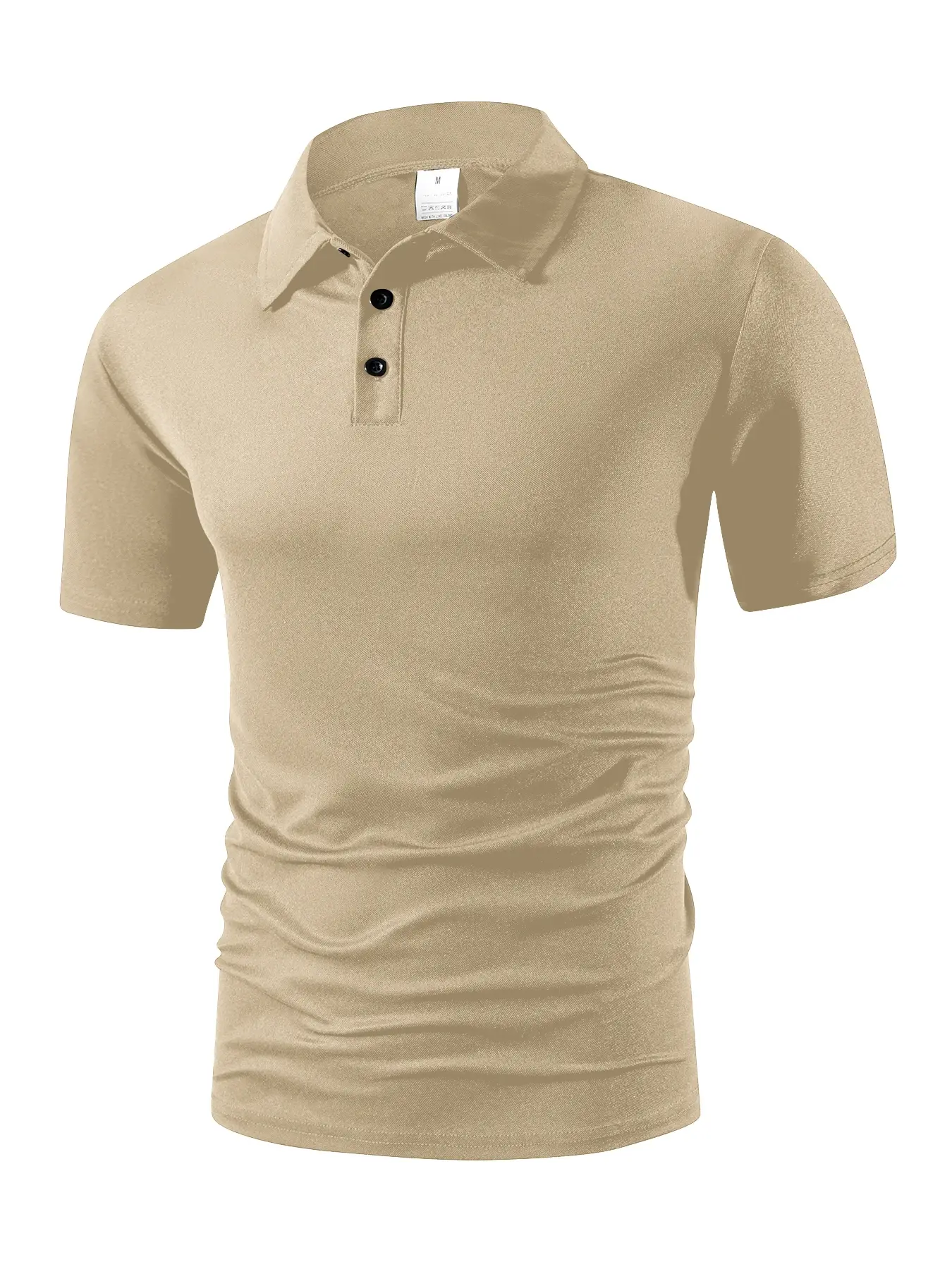 Summer Men's Short Sleeve Polo Shirt Solid Color Button Tshirts Lightweight Lapel Streetwear Men Breathable Basic Polo Shirt