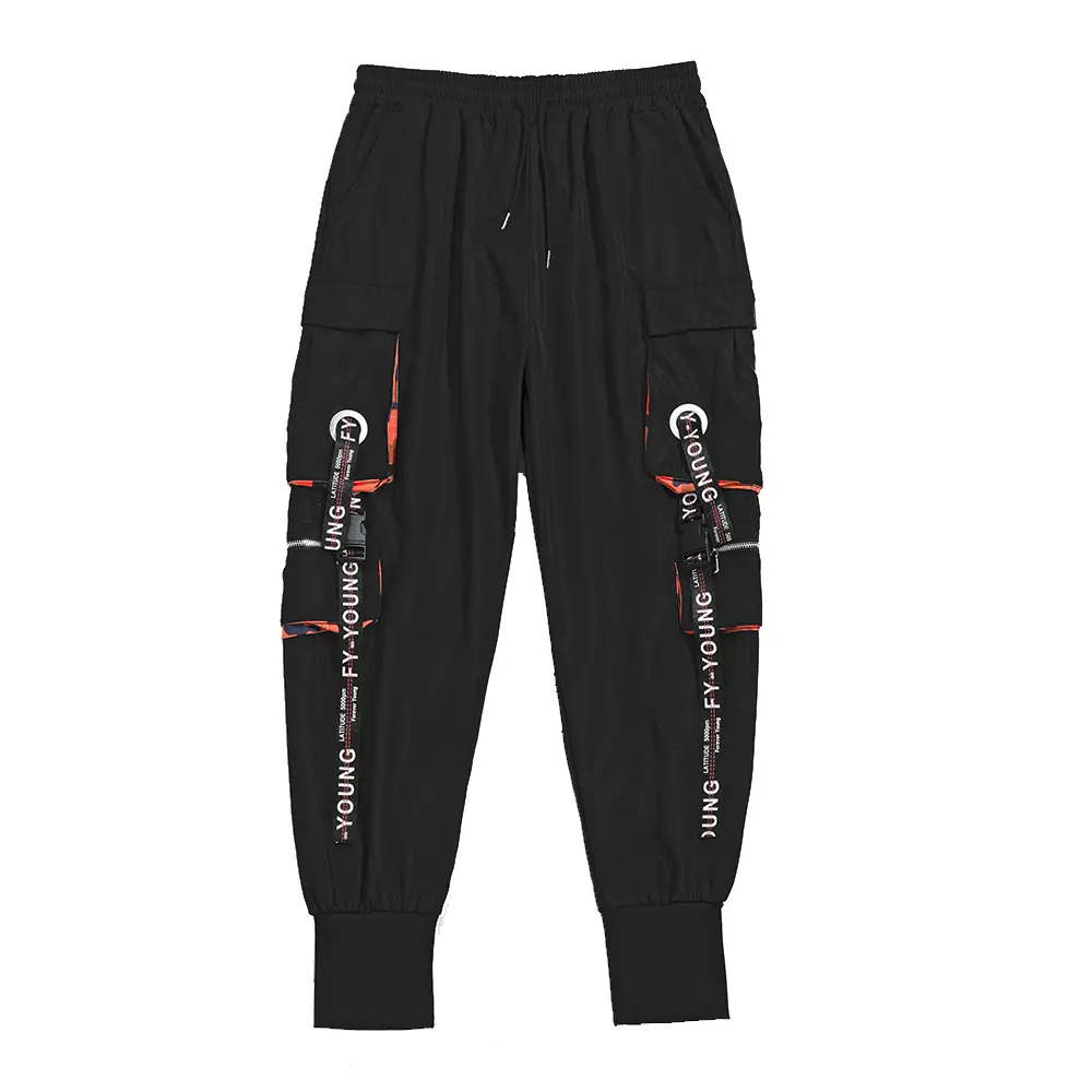 New Men's Cargo Pants Men Hip Hop Multi Pockets Track Trousers Casual Loose Fashion Cool Streetwear Pants