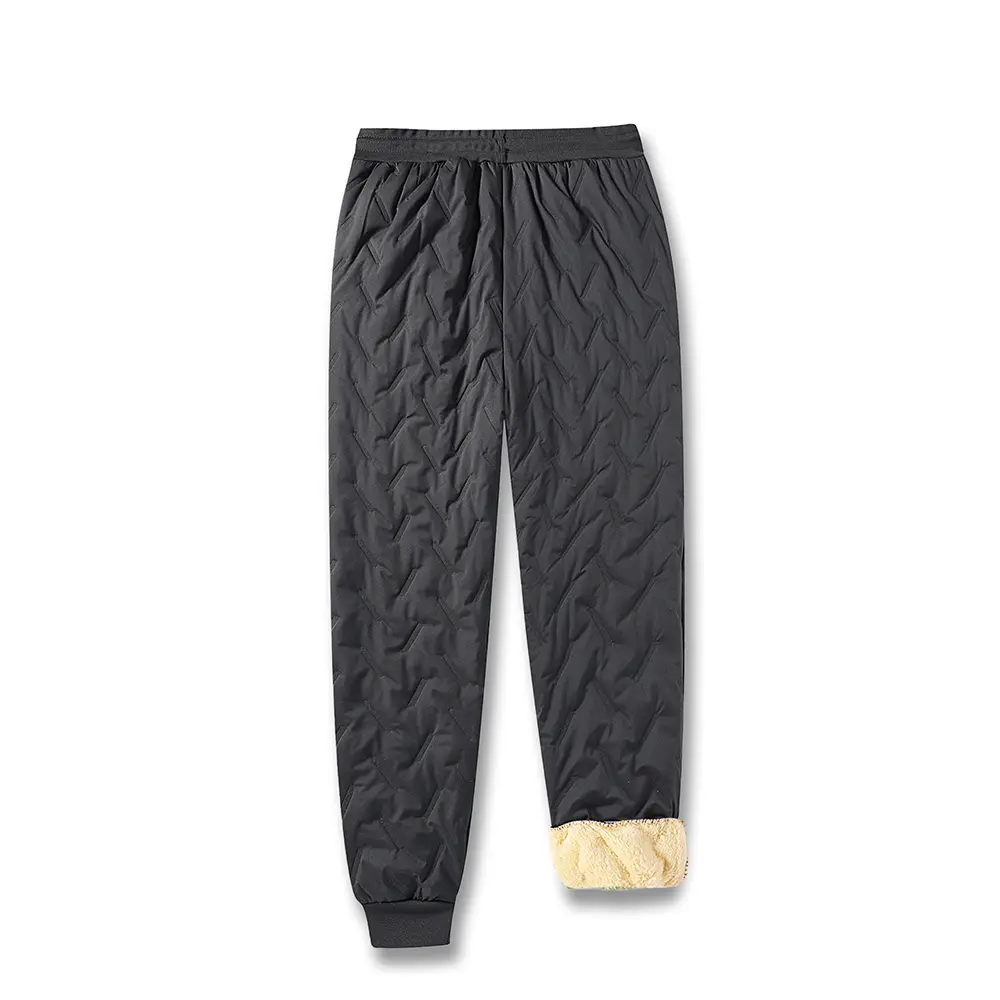 Winter Thickened Fleece-lined Men's Casual Pants Versatile Trousers Warm Windproof Thermal For Cold Weather Scenes