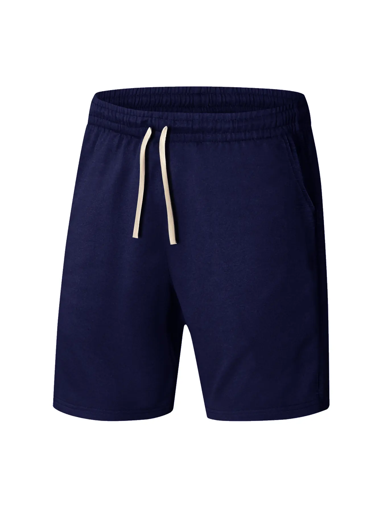 Men's Shorts Casual Pants Summer New Solid Color Lace-up Sweatpants  Outdoor Running Jogger Fitness Workout Knee Length Short