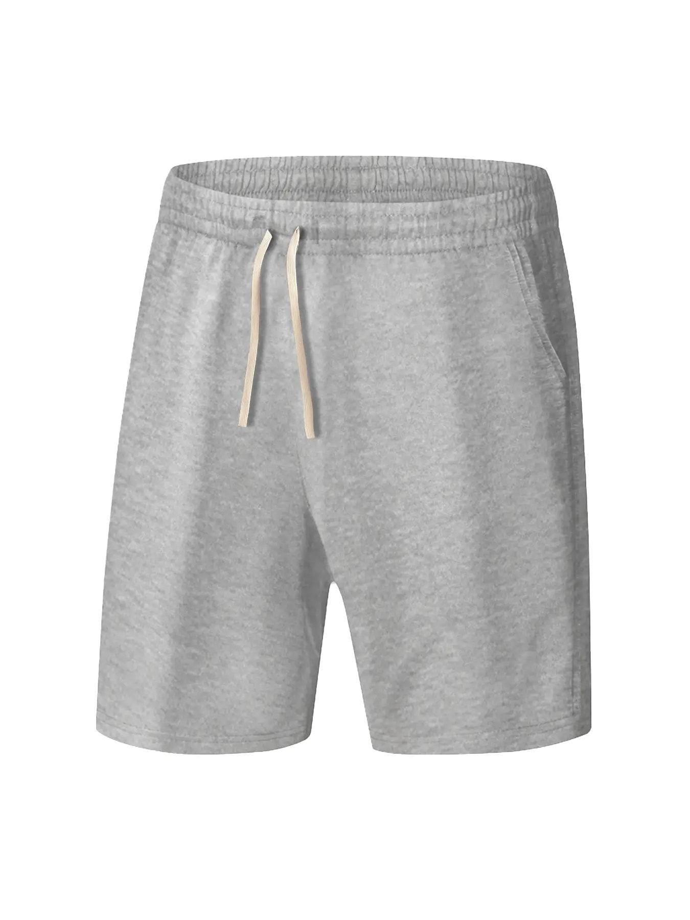 Men's Shorts Casual Pants Summer New Solid Color Lace-up Sweatpants  Outdoor Running Jogger Fitness Workout Knee Length Short