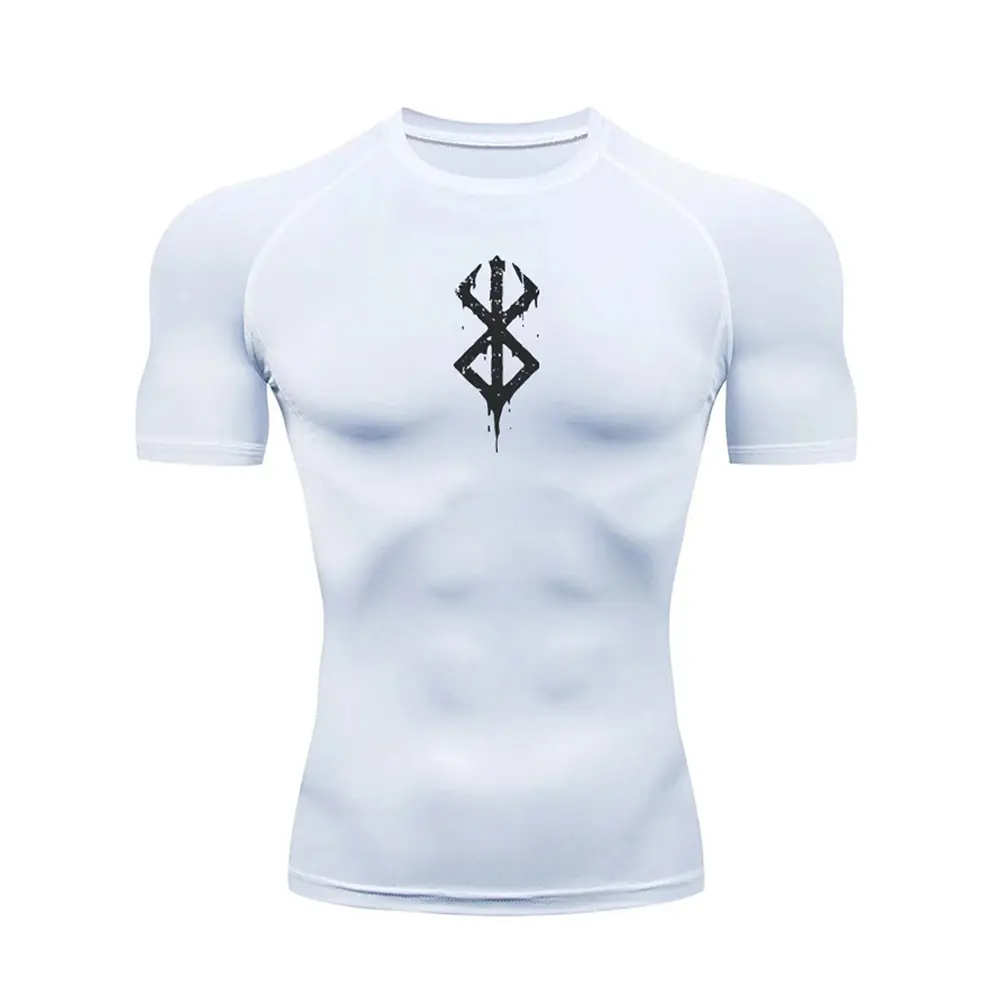 New Compression Shirt Men Fitness Gym Sport Running T-Shirt Rashgard Tops Tee Quick Dry Short Sleeve Summer T-Shirt For Men