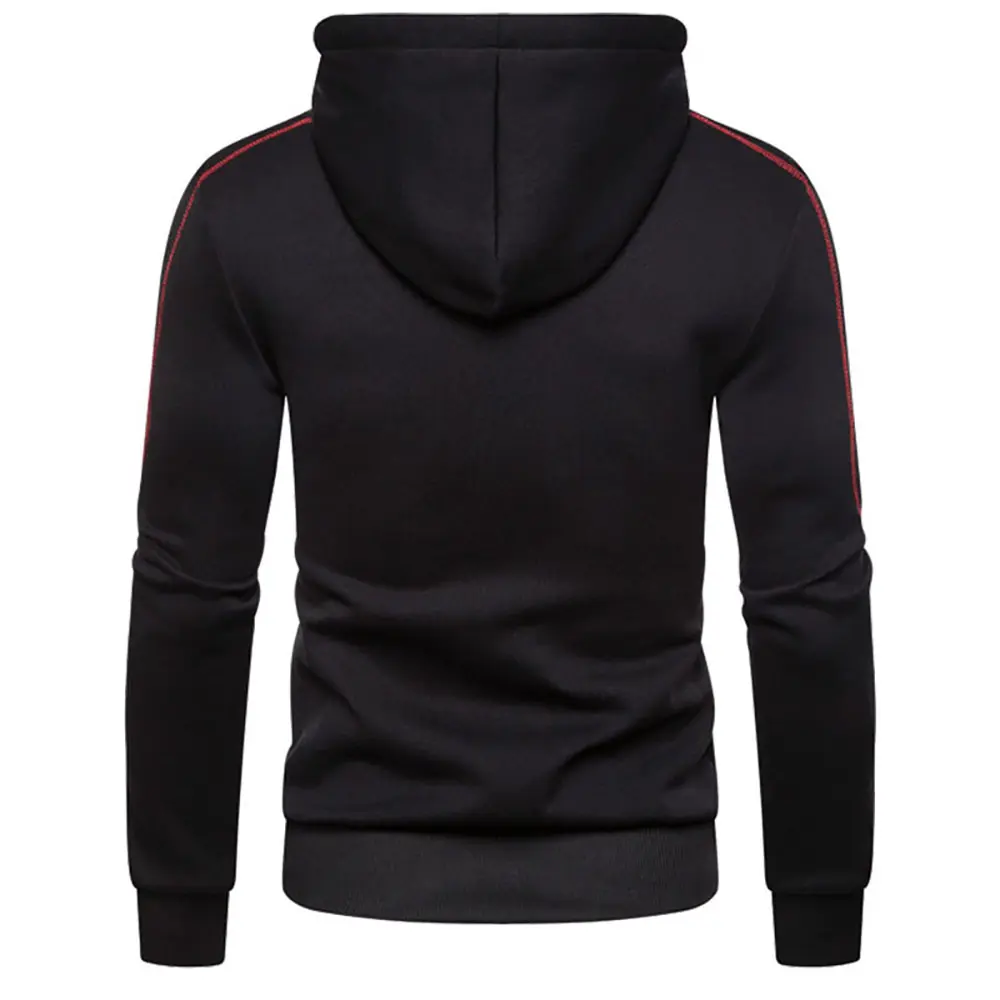 Mens Hooded Coats Casual Zip Hoodie Sweatshirt Jackets Athlete Running Hiking Sportswear Fleece Hoodie Jacket