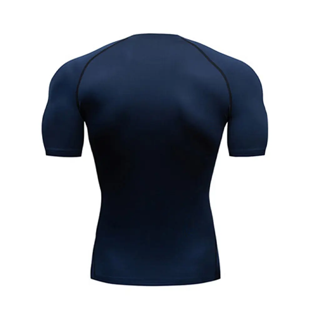 New Compression Shirt Men Fitness Gym Sport Running T-Shirt Rashgard Tops Tee Quick Dry Short Sleeve Summer T-Shirt For Men