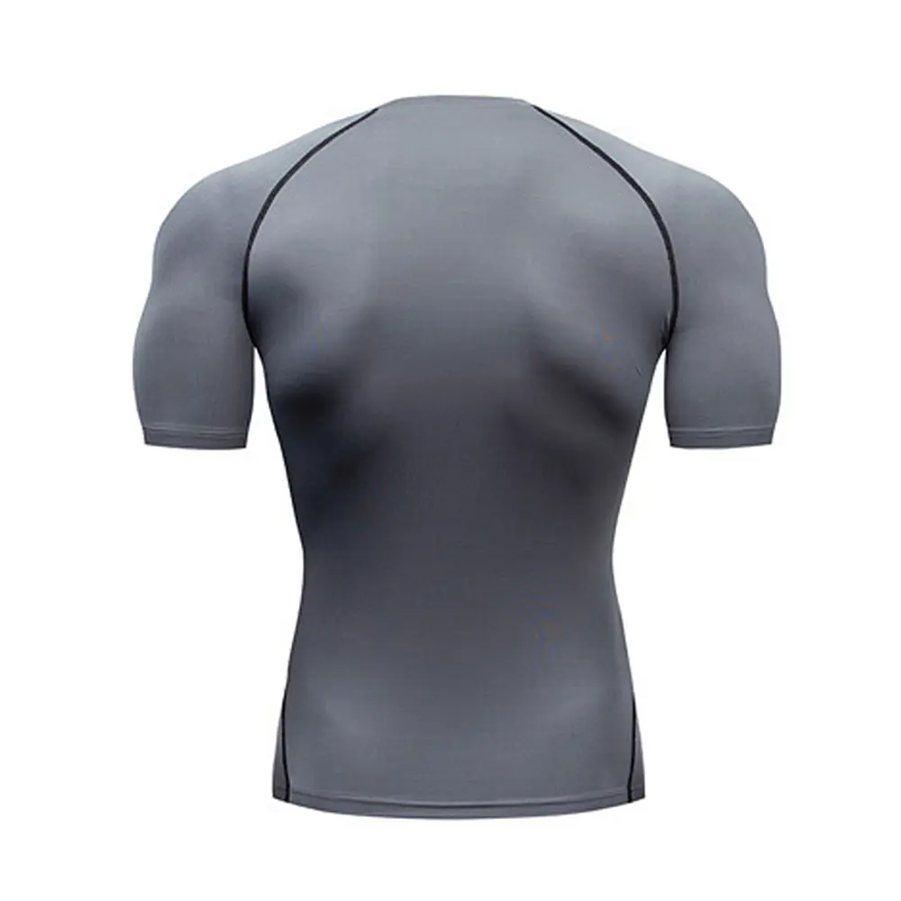 New Compression Shirt Men Fitness Gym Sport Running T-Shirt Rashgard Tops Tee Quick Dry Short Sleeve Summer T-Shirt For Men