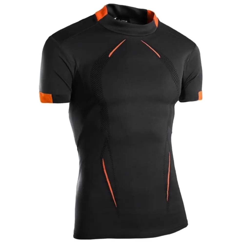 Men Gym Sports T-shirt Shirts Slim fit T Shirt Men Quick Dry Running Shirt Men Workout Tees Fitness Tops Oversized T-shirt
