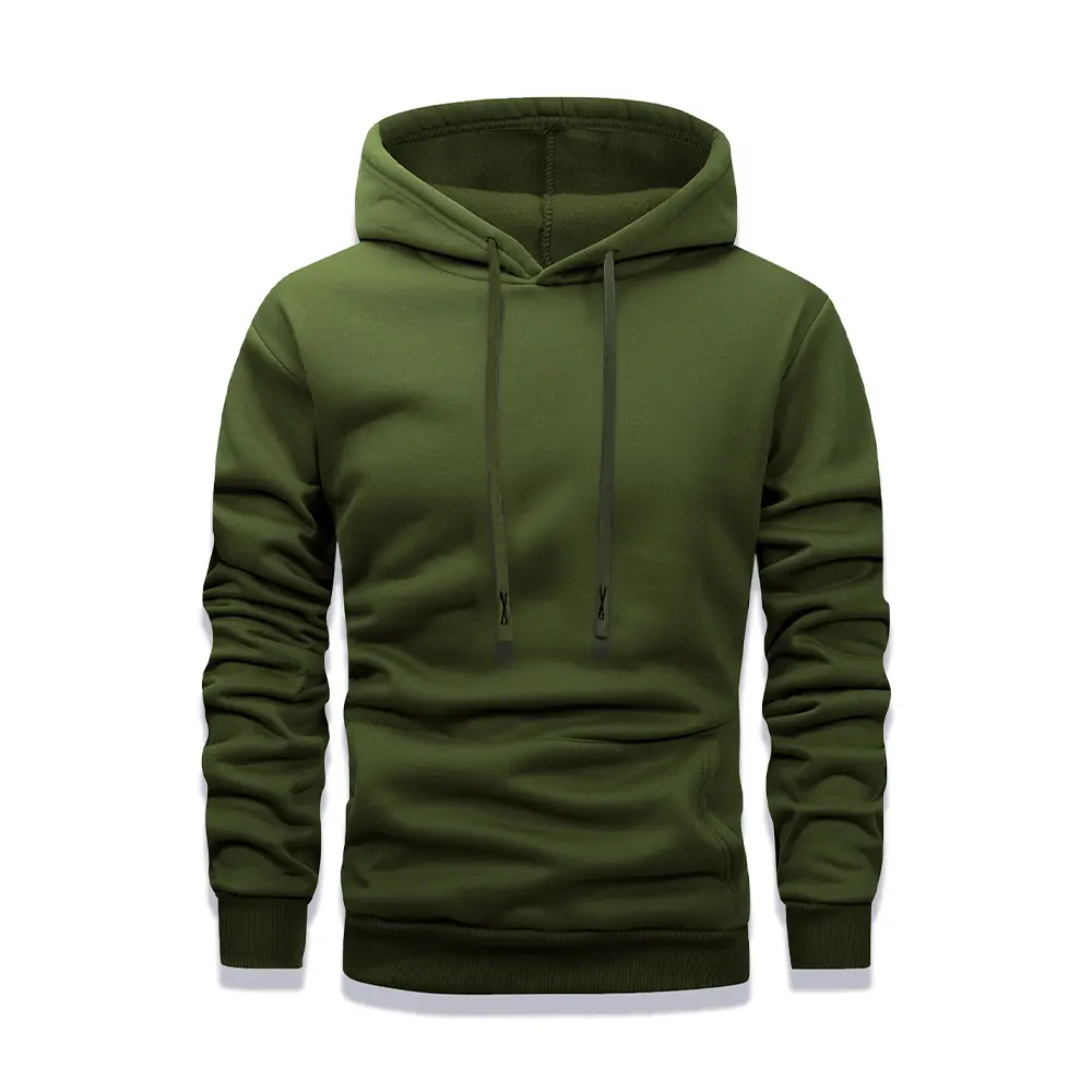 Men Hooded Sweatshirt Men's Women's Solid Color Casual Hooded Pullover Streetwear Long Sleeve Sportwear Hoodie