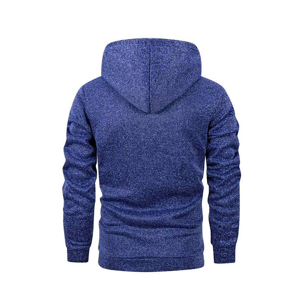 Men's Sweatwear Warm Hoodies Pullover Solid Color Sweatshirt Long Sleeve Streetwear Men Casual Loose Breathable Hoody Top