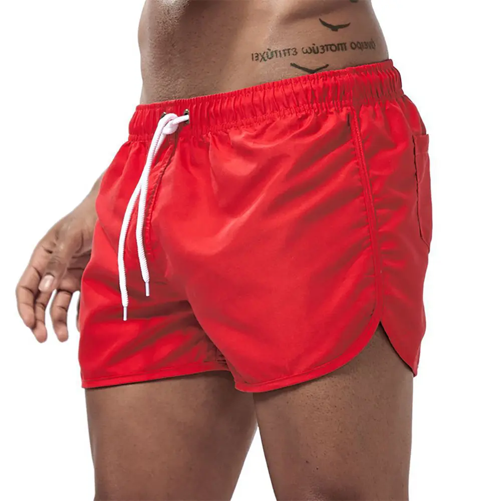 Men's Beach Shorts Fashion Quick Drying Short Pants Gym Swimming Trunks Summer Casual Surfing Shorts Male
