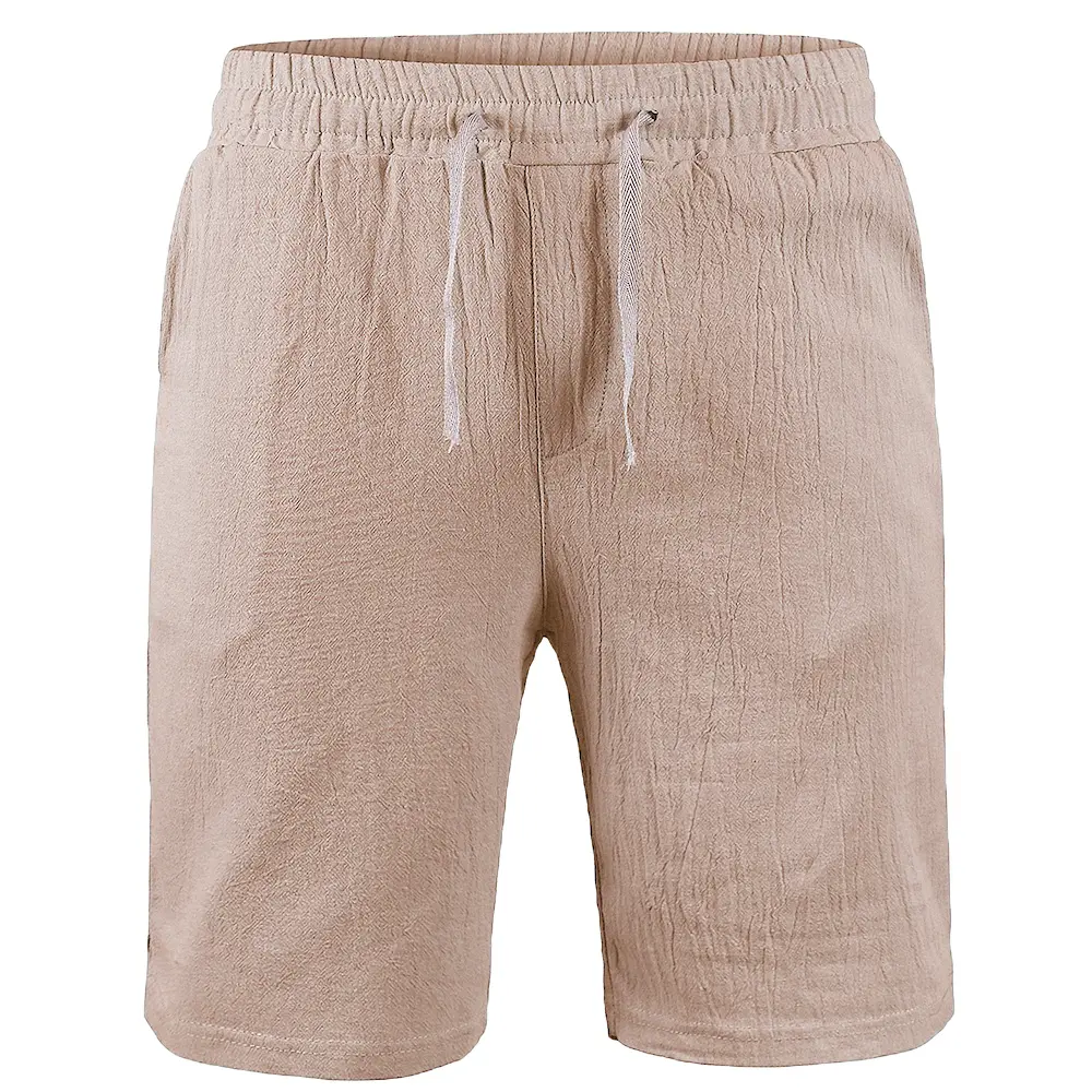 Men's Summer Breathable Shorts Pants Male Solid Color Lightweight Sport Shorts Fitness Sport Large Short Homme