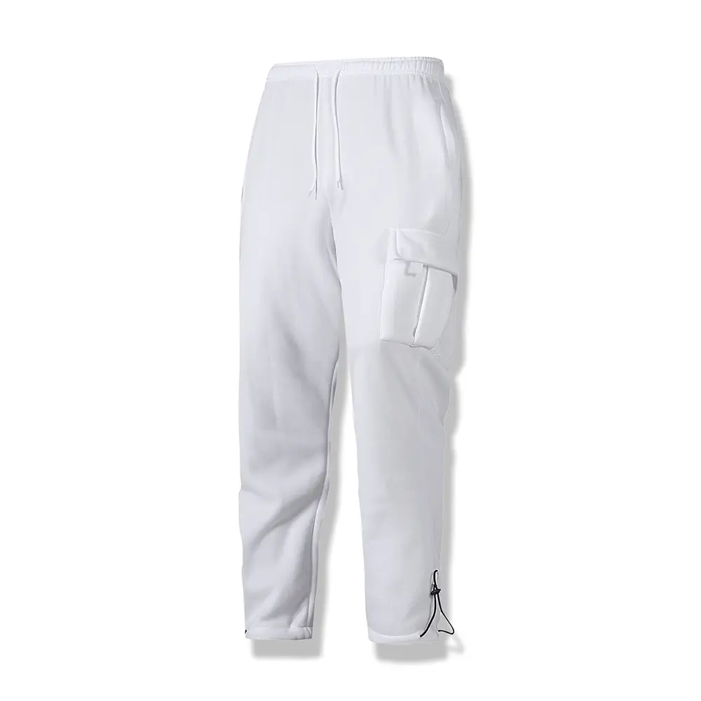 Men's Sweatpants Straight Fit Joggers Loose Oversized Drawstring Long Pants Versatile Work Wear Casual Male Trousers