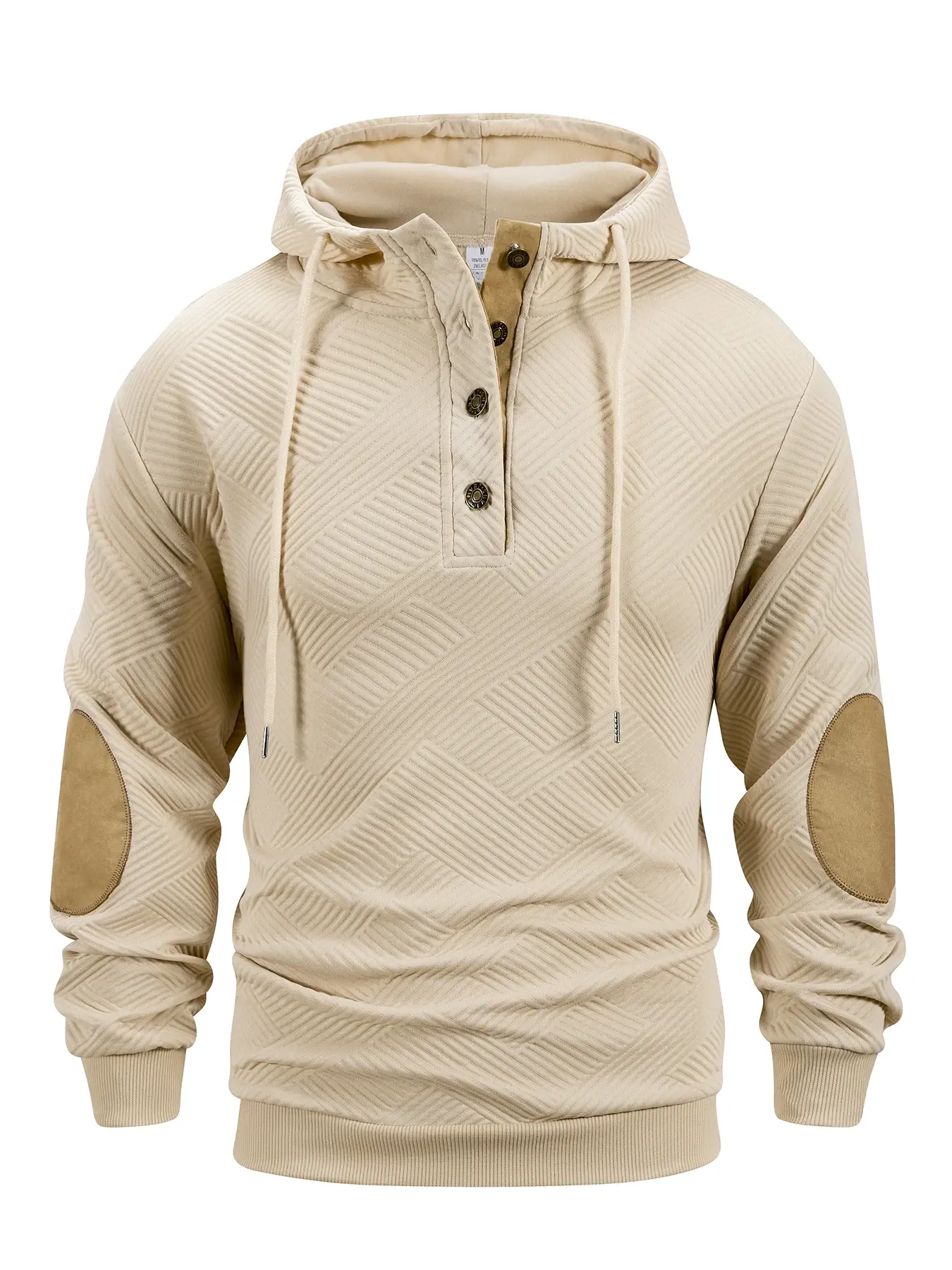 Autumn Winter Men's Stand Collar Hoodie Long Sleeve Sweatshirts Men Outdoor Leisure Spliced Loose Sports Pullover Coat